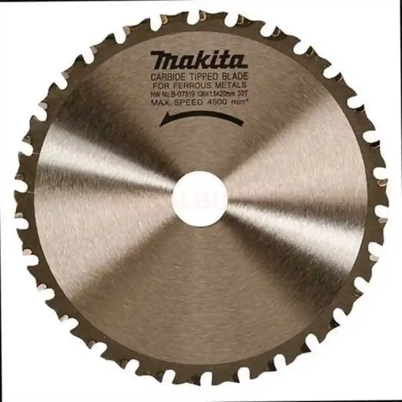 Makita B-07319 BCS550RFE Metal Kesme için Metal Elmas Daire Testere Bıçağı 136x20mm 30 Diş