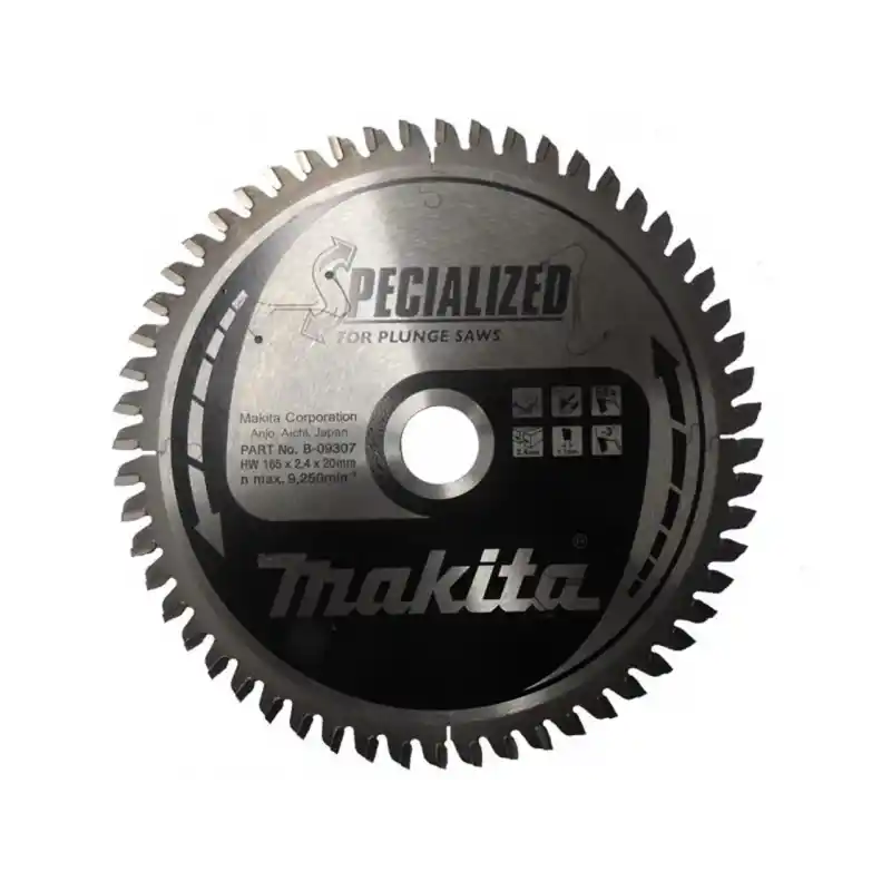 Makita B-09307 SP6000K,DSP600 Daire Testere için Elmas Daire Testere Bıçağı 165x20mm 56 Diş