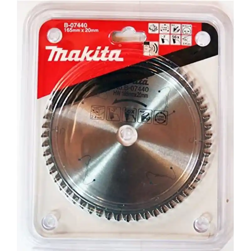 Makita B07440 DSP600 Daire Testere için 165x20mm 56 Diş Elmas Daire Testere Bıçağı