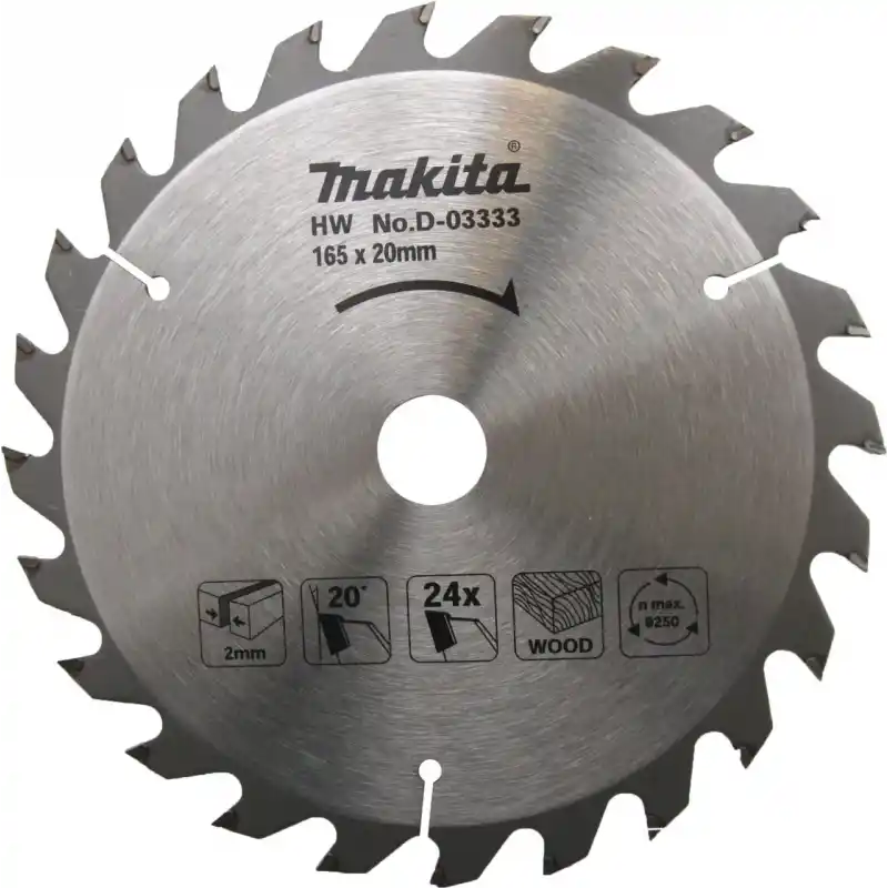 Makita D-03333 Elmas Daire Testere Bıçağı 165x24Diş