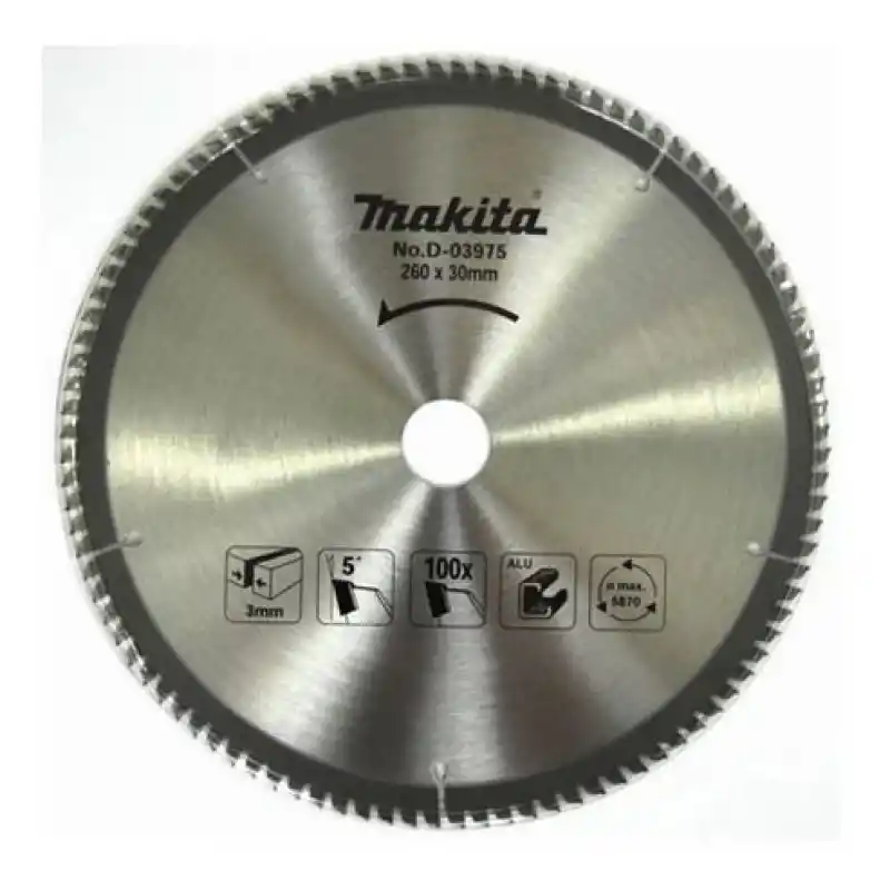 Makita D-03975 Elmas Daire Testere Bıçağı A260x100Diş