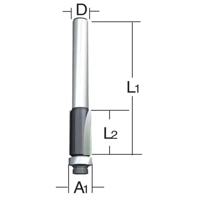 Makita D-09472 Rulmanlı Tek Kenar Alma Bıçağı Freze Ucu