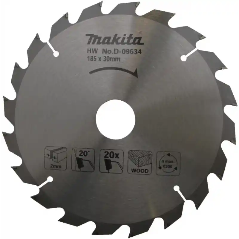 Makita D-09634 Elmas Daire Testere 185x30mm 20 Diş