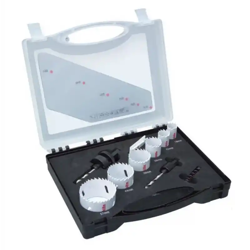 Makita D-16938 Bi-Metal Tesisatçı Delik Testere Seti 19-57mm 9 Parça