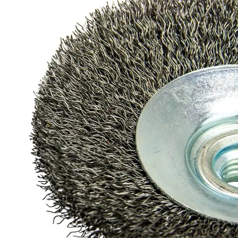 Makita D-39849 Kaynak Temizlik Dalgalı Telli Geniş Çanak Fırça 115xM14x2mm