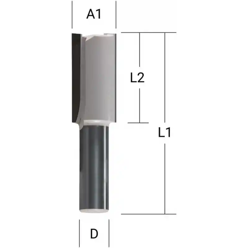 Makita D-47581 Dalma Düz Kanal Freze Bıçağı (Çift Bıçak) 20mm