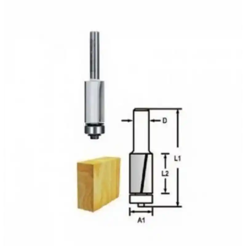 Makita D-47759 Rulmanlı Kenar Alma Freze Bıçağı (Üç Bıçak) 12.7mm