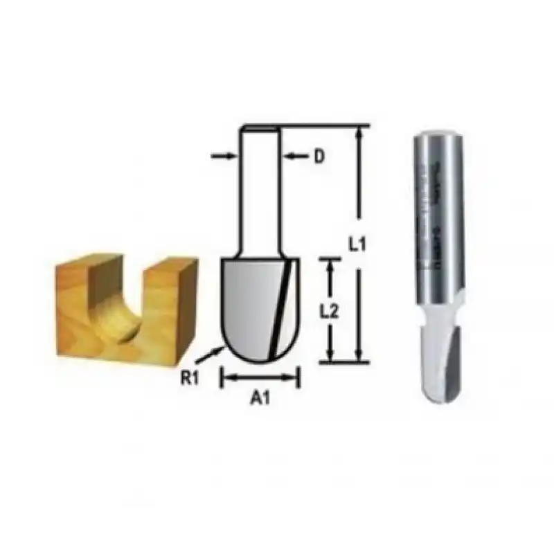 Makita D-47846 Dalma “U” Kanal Freze Bıçağı (Çift Bıçak)