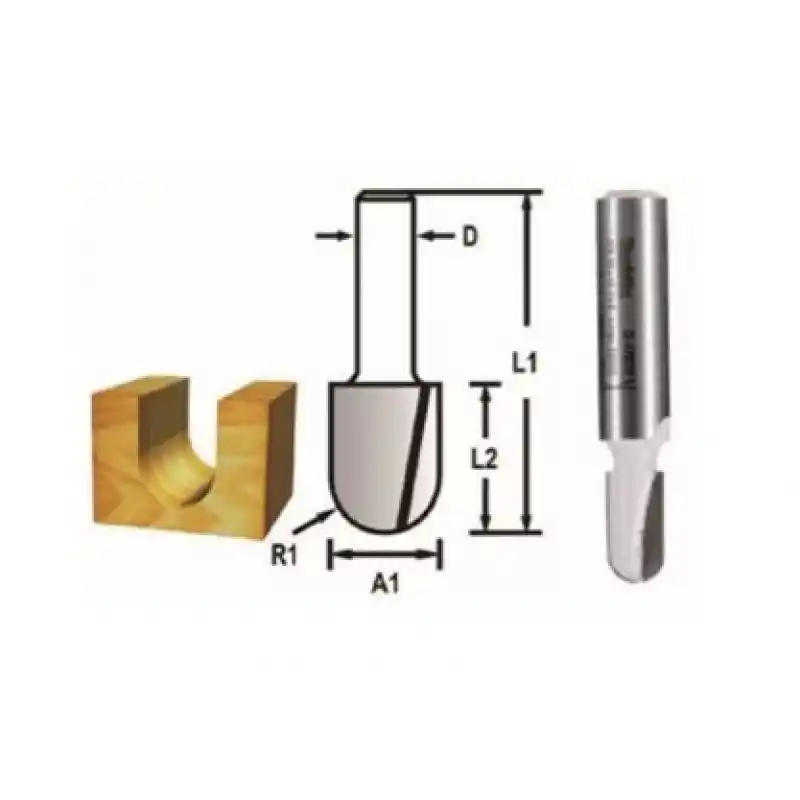 Makita D-47983 Dalma Yarım Ay Kanal Freze Bıçağı (Çift Bıçak)