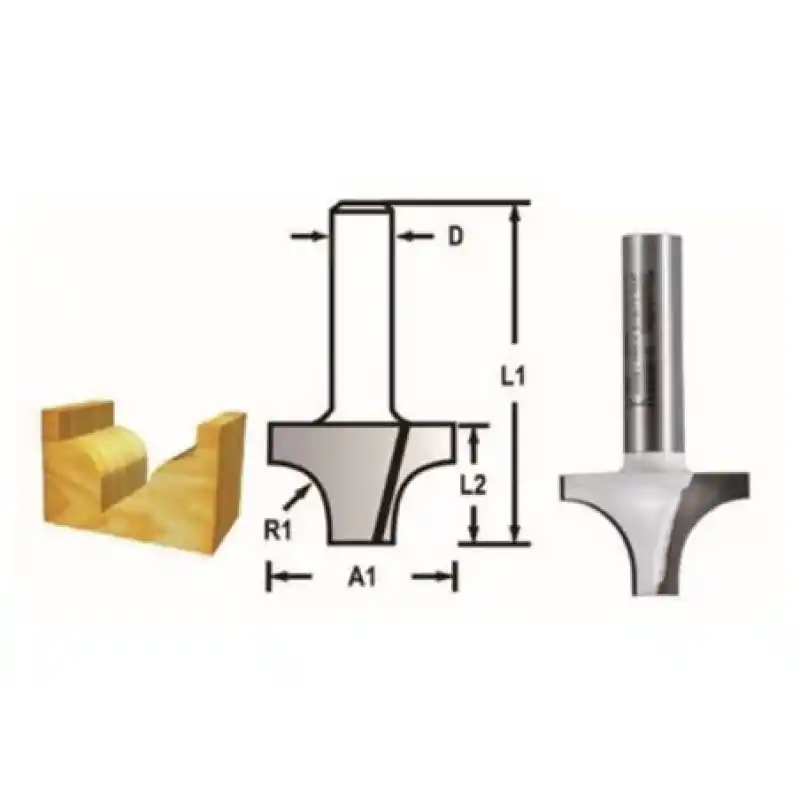 Makita D-48175 Yuvarlak Dalma Freze Bıçağı (Çift Bıçak)