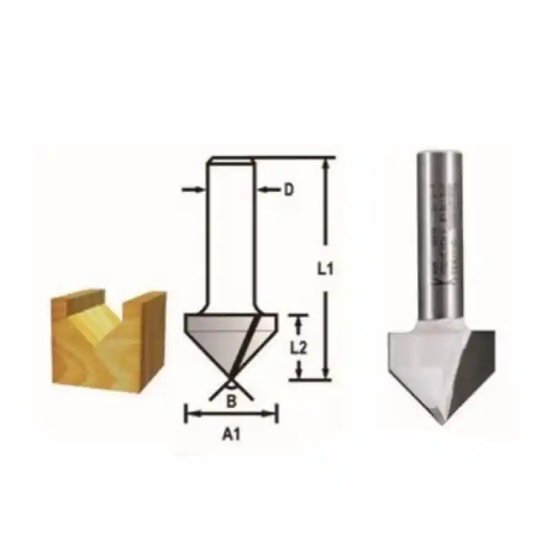 Makita D-48197 “ S ” Dalma Freze Bıçağı (Çift Bıçak)