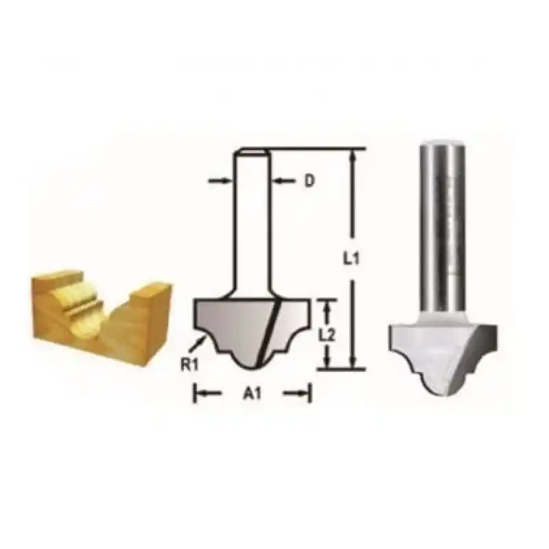 Makita D-48234 Klasik Dalma Kesme Freze Bıçağı (Çift Bıçak)