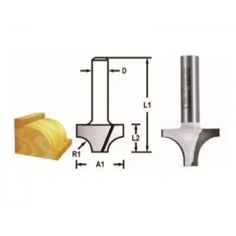 Makita D-48278 Korniş Profil Freze Bıçağı (Çift Bıçak)