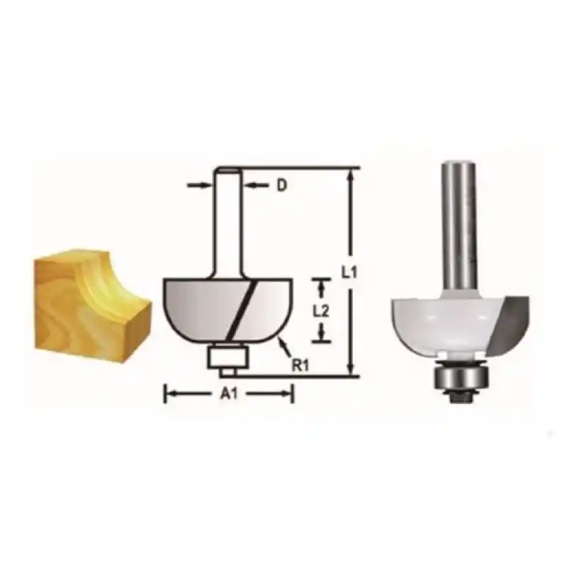 Makita D-48583 Rulmanlı Kordon Freze Bıçağı (Çift Bıçak)