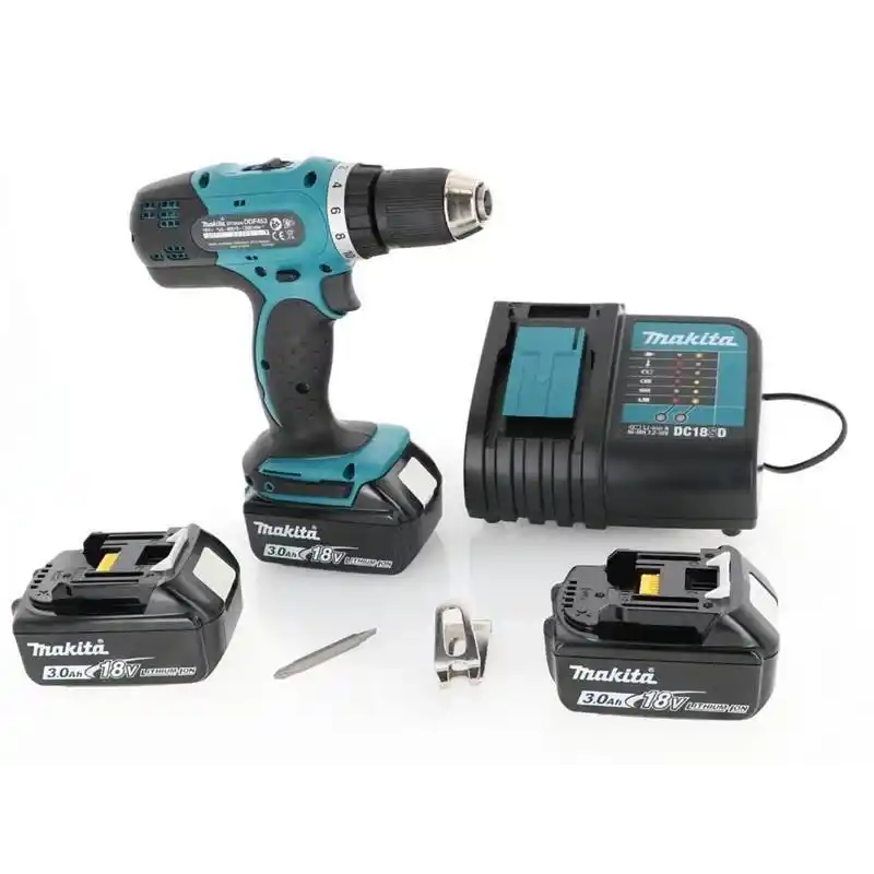 Makita DDF453SFE3 3 Akülü Matkap Vidalama