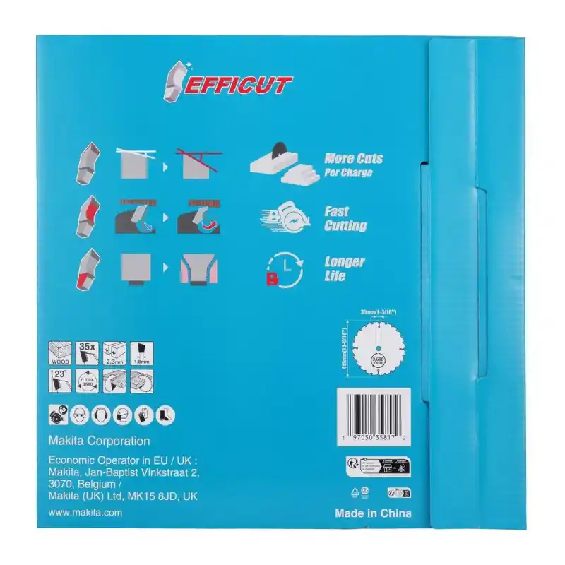 Makita E-24848 TCT Ahşap Testere Bıçağı 415x30mm 35T
