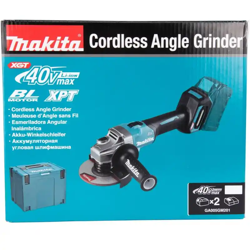 Makita GA005GM201 Kömürsüz Akülü Avuç Taşlama 125mm