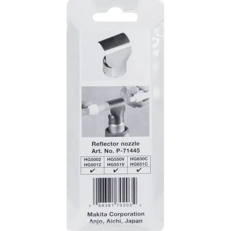 Makita P-71445 Sıcak Hava Tabancası Reflektor Nozulu