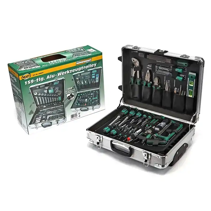 Mannesmann 29077 Alüminyum Takım Çantalı 159 Parça Alet Seti