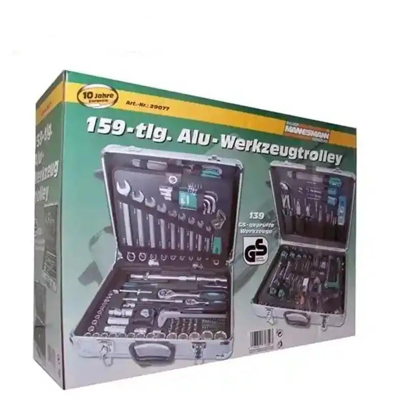 Mannesmann 29077 Alüminyum Takım Çantalı 159 Parça Alet Seti