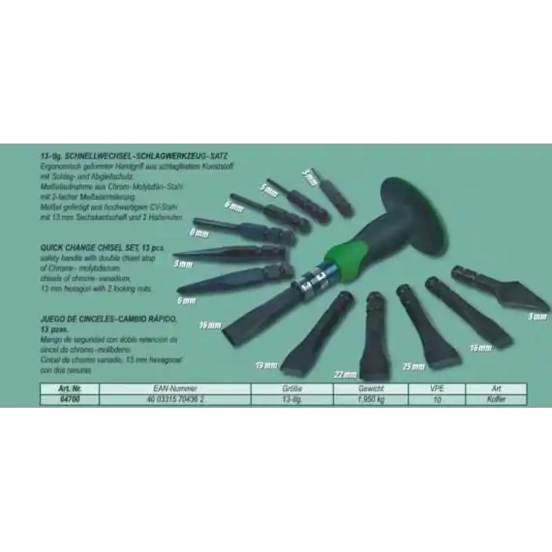 Mannesmann 64700 Keski - Zımba - Murç Seti, 13 Parça
