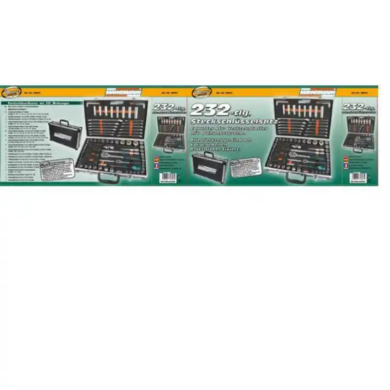 Mannesmann 98432 Lokma Anahtar Seti 232 Parça