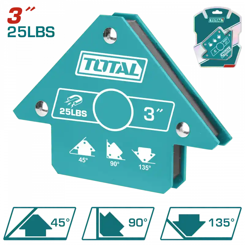 Total TAMWH25032 3 Manyetik Köşe Kaynak Tutucu