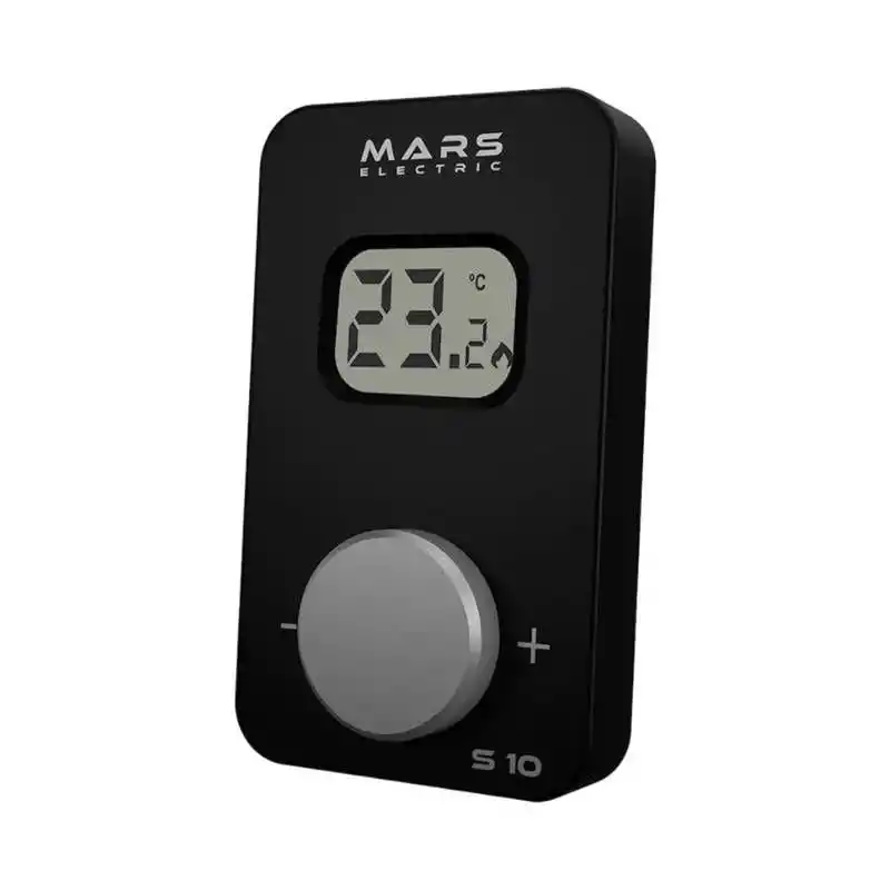Mars S10 Kablosuz Dijital Oda Termostatı Siyah