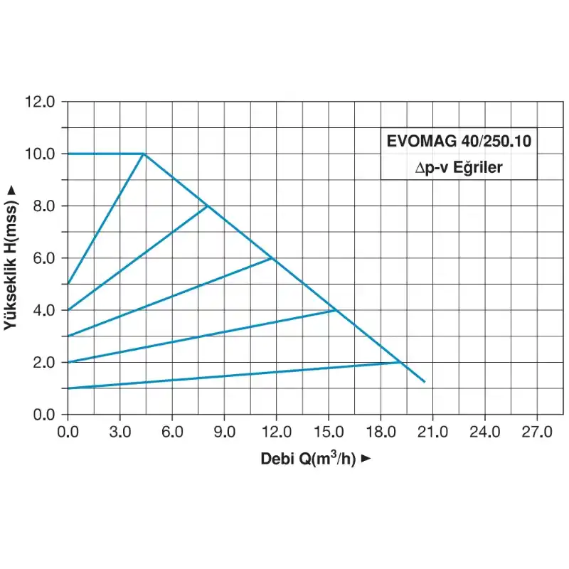 Master EVOMAG 40/250.10 Frekans Konvertörlü Sirkülasyon Pompası