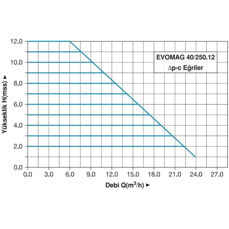 Master EVOMAG 40/250.12 Frekans Konvertörlü Sirkülasyon Pompası