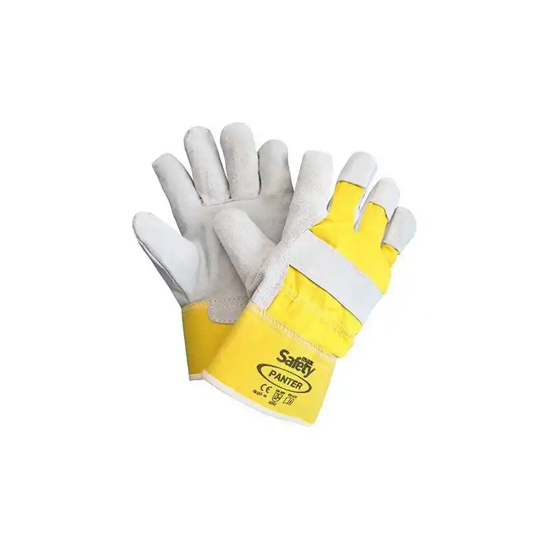 MaxSafety PANTER Sarı Deri Eldiven