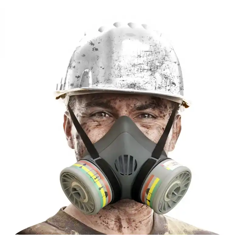 MaxSafety YYM-SET1 Çift Filtreli Hazır Set Yarım Yüz Solunum Maskesi