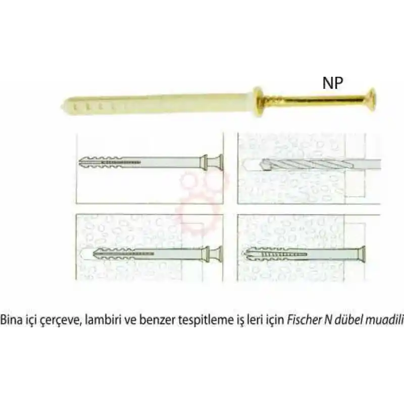 Apolo Mea 501509 Dübel NP 8 x 60