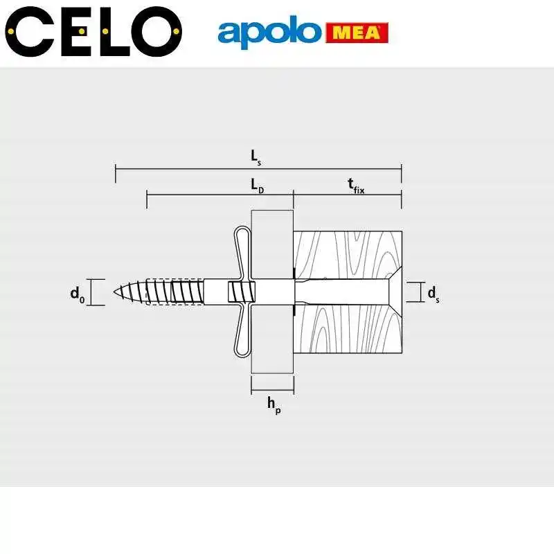 MEA HR 8-40 Boşluk Dübeli (8x40mm, 50 adet)