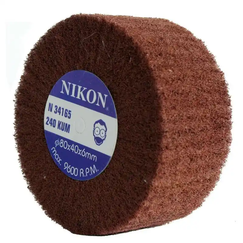 Nikon N34165 80x40x6mm 240 Kum Non Woven Saplı Mop Zımpara