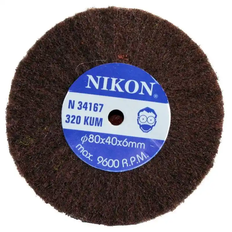 Nikon N34167 80x40x6mm 320 Kum Non Woven Saplı Mop Zımpara