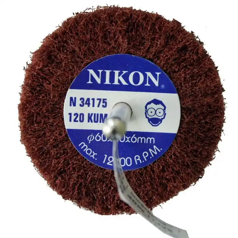 Nikon N34175 60x30x6mm 120 Kum Non Woven Saplı Mop Zımpara
