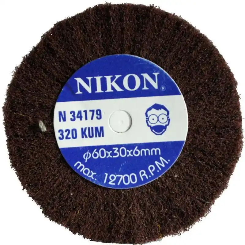 Nikon N34179 60x30x6mm 320 Kum Non Woven Saplı Mop Zımpara