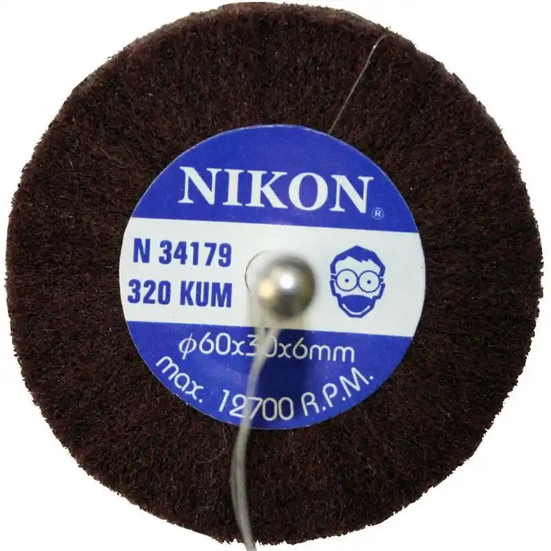 Nikon N34179 60x30x6mm 320 Kum Non Woven Saplı Mop Zımpara