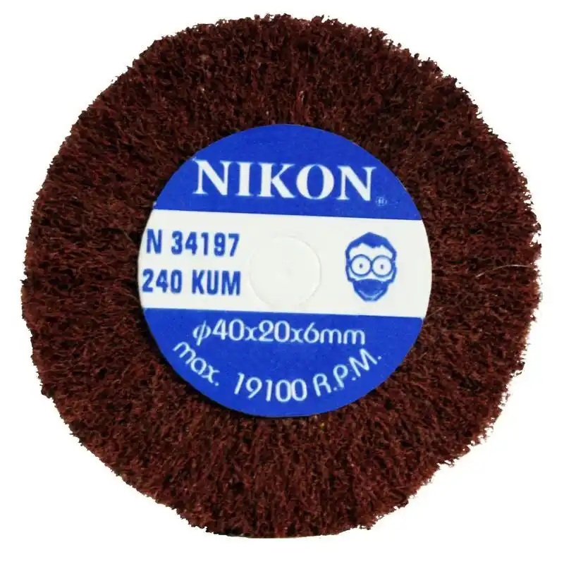 Nikon N34197 40x20x6mm 240 Kum Non Woven Saplı Mop Zımpara