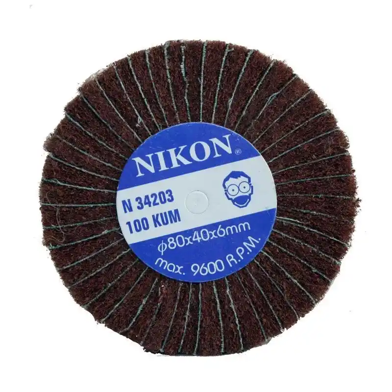 Nikon N34203 80x40x6mm 100 Kum Non Woven Saplı Kombi Mop Zımpara