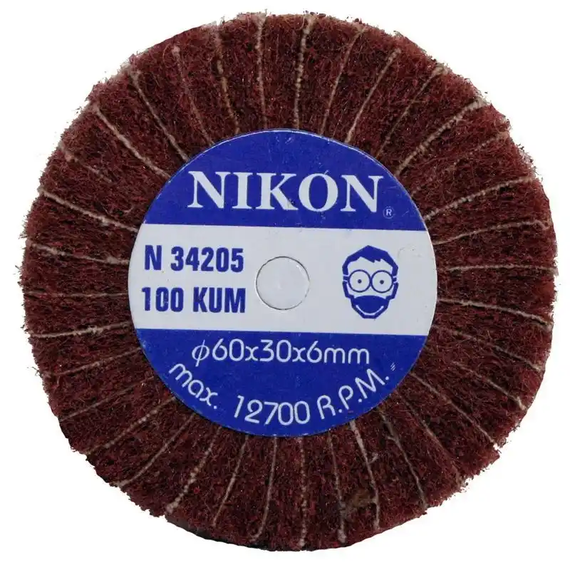 Nikon N34205 60x30xmm 100 Kum Non Woven Saplı Kombi Mop Zımpara