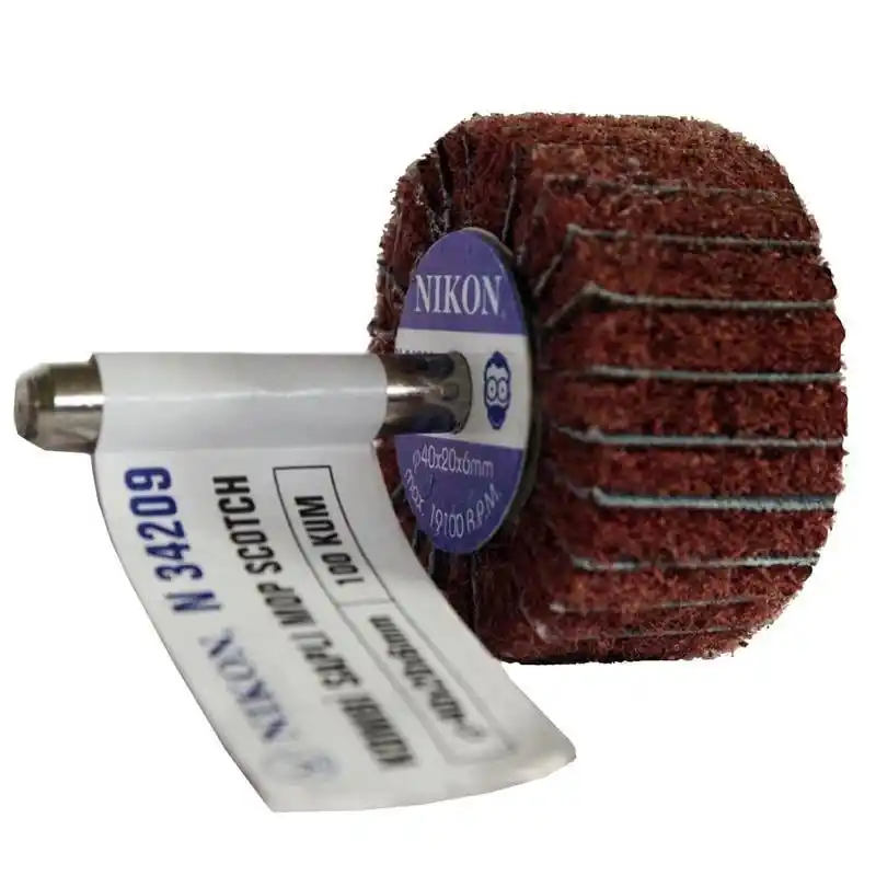 Nikon N34209 40x20x6mm 100 Kum Non Woven Saplı Kombi Mop Zımpara