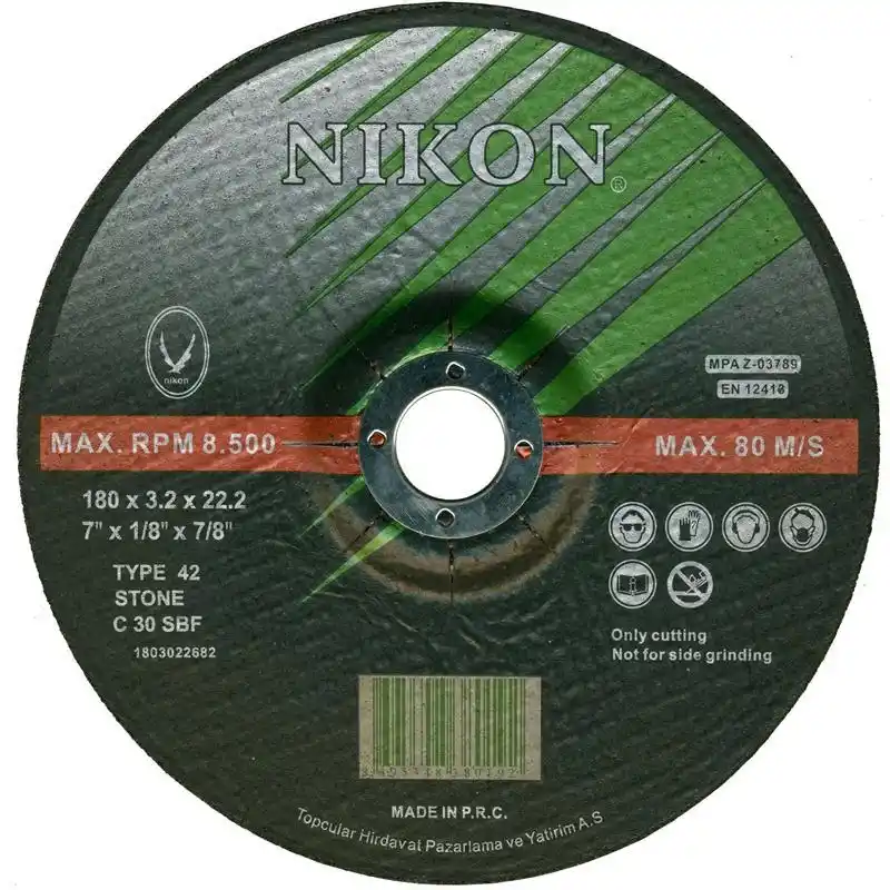 Nikon N38019 180x3.0x22mm Bombeli Beton Kesme Taşı