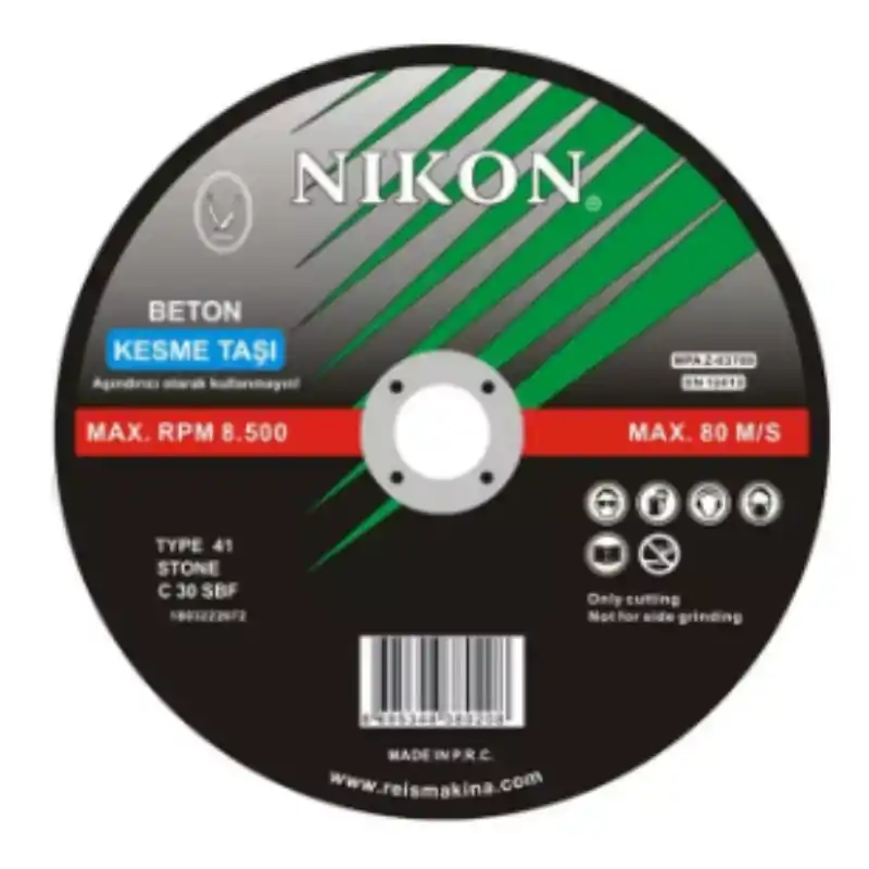 Nikon N52065 240x3x22mm Düz Beton Kesme Taşı