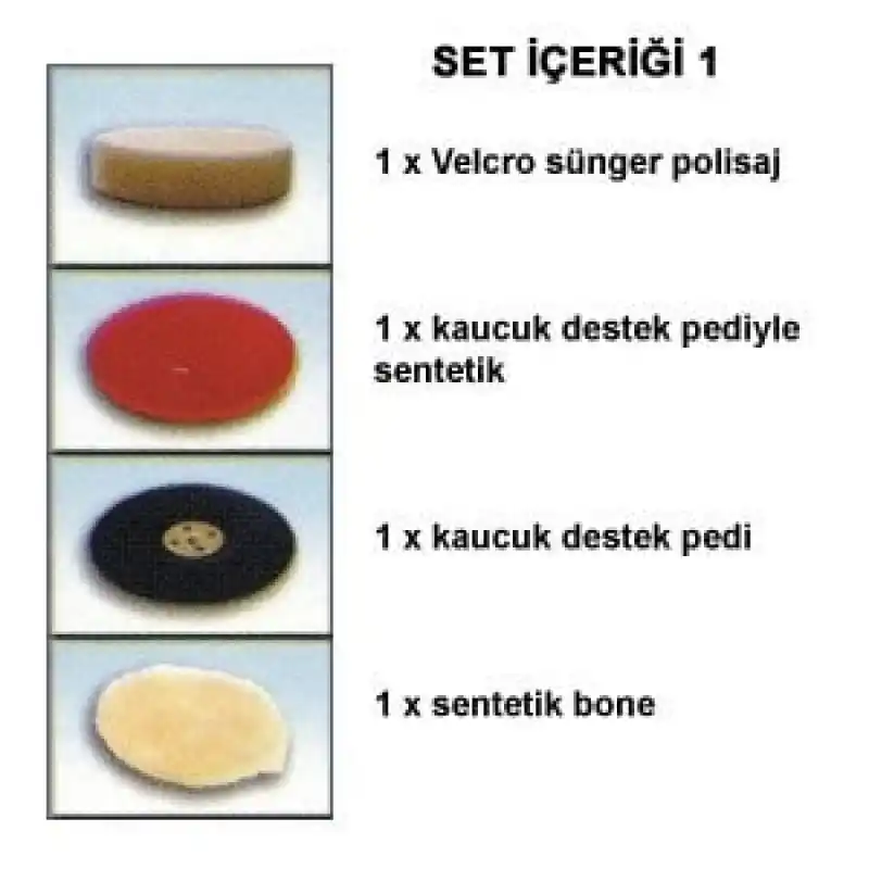 Nikon NIK33993 9 Parçalı 115mm Polisaj Seti