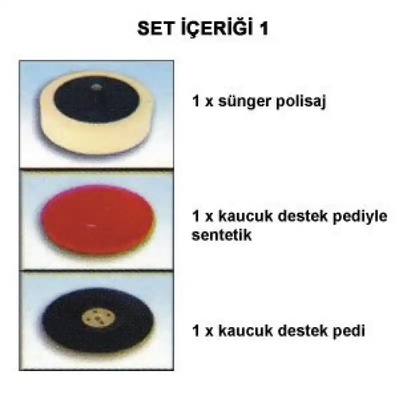 Nikon NIK33997 M14 150mm 8 Parçalı Polisaj Seti