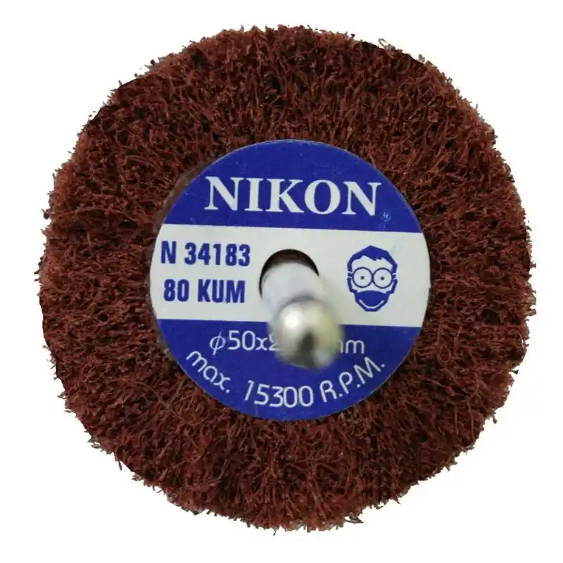 Nikon NIK34183 50x20x6mm 80 Kum Non Woven Saplı Mop Zımpara