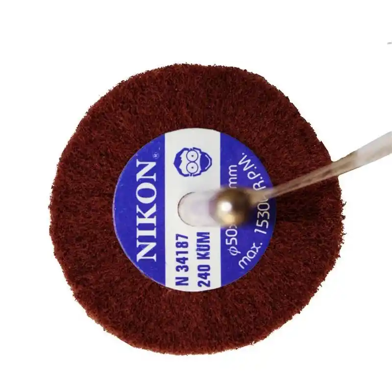 Nikon NIK34187 50x20x6mm 240 Kum Non Woven Saplı Mop Zımpara