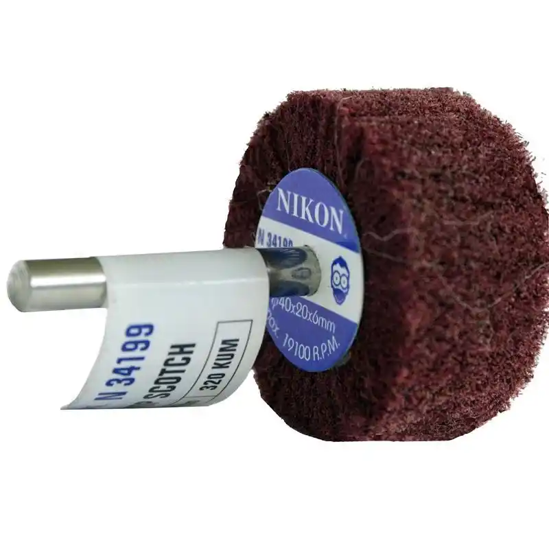 Nikon NIK34199 40x20x6mm 320 Kum Non Woven Saplı Mop Zımpara